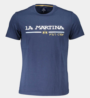 LA Martina T-shirt Herr Marin Blå